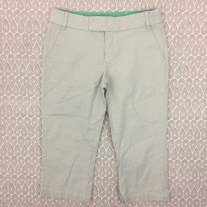 Abercrombie Womens Beige Cropped Pants Size 30 J87